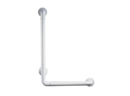 L-shaped safety handrail